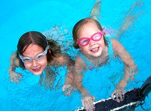 children-swim-play